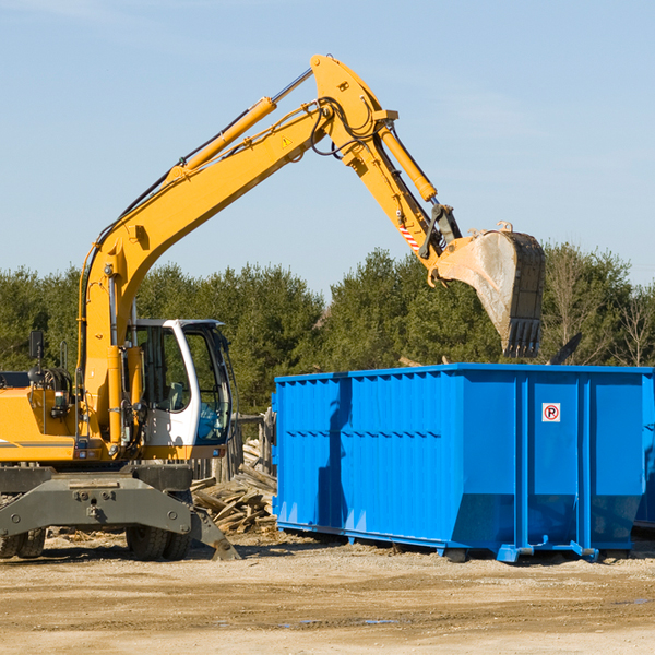 what happens if the residential dumpster is damaged or stolen during rental in Hoover AL